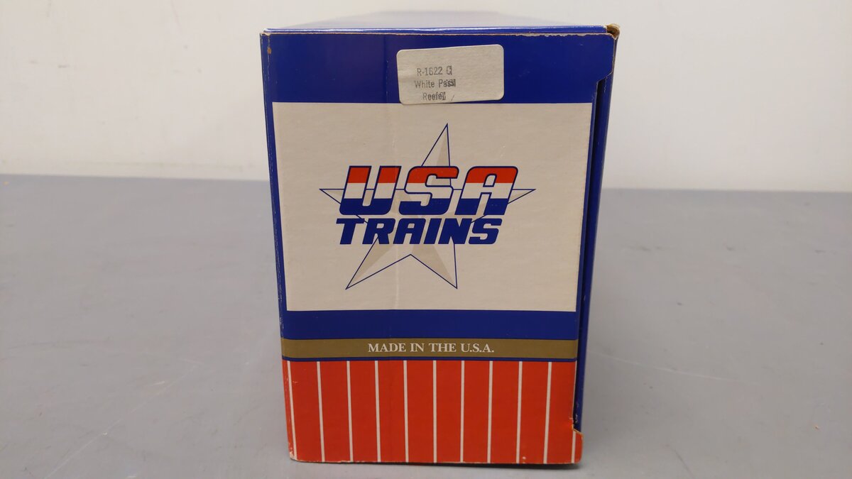 USA Trains 1622 G White Pass Reefer #108 EX/Box