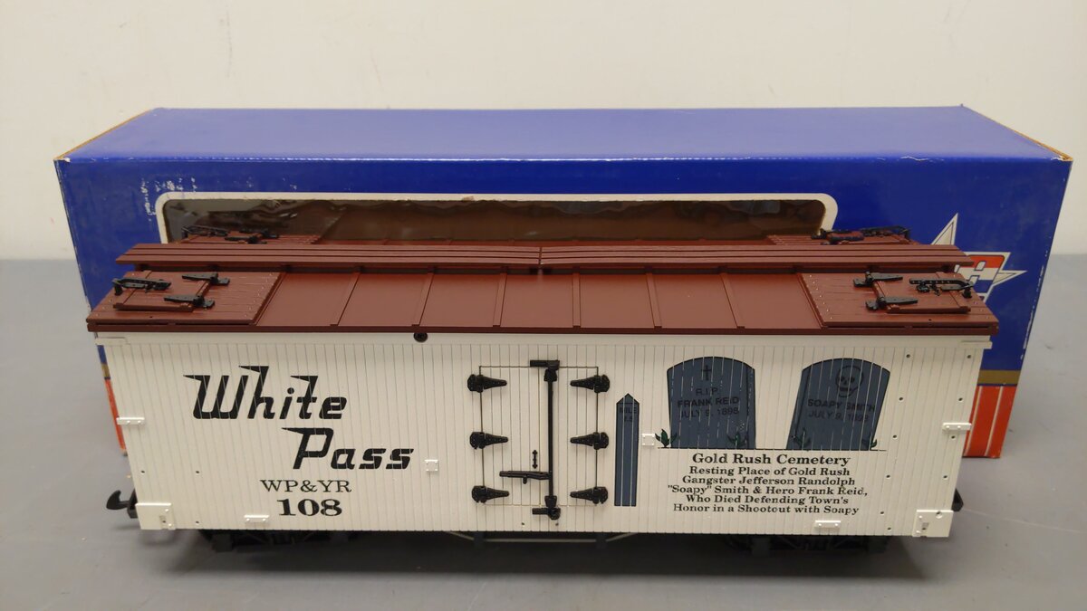 USA Trains 1622 G White Pass Reefer #108 EX/Box
