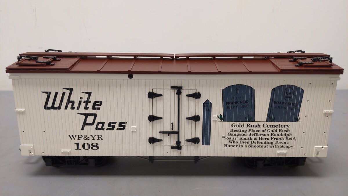 USA Trains 1622 G White Pass Reefer #108 EX/Box