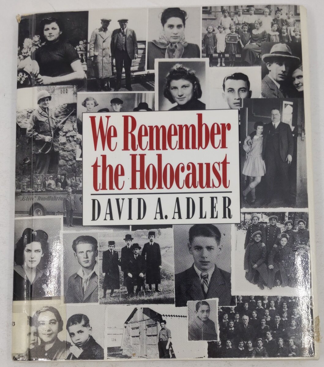 We Remember the Holocaust Paperback Book By David A. Adeler VG