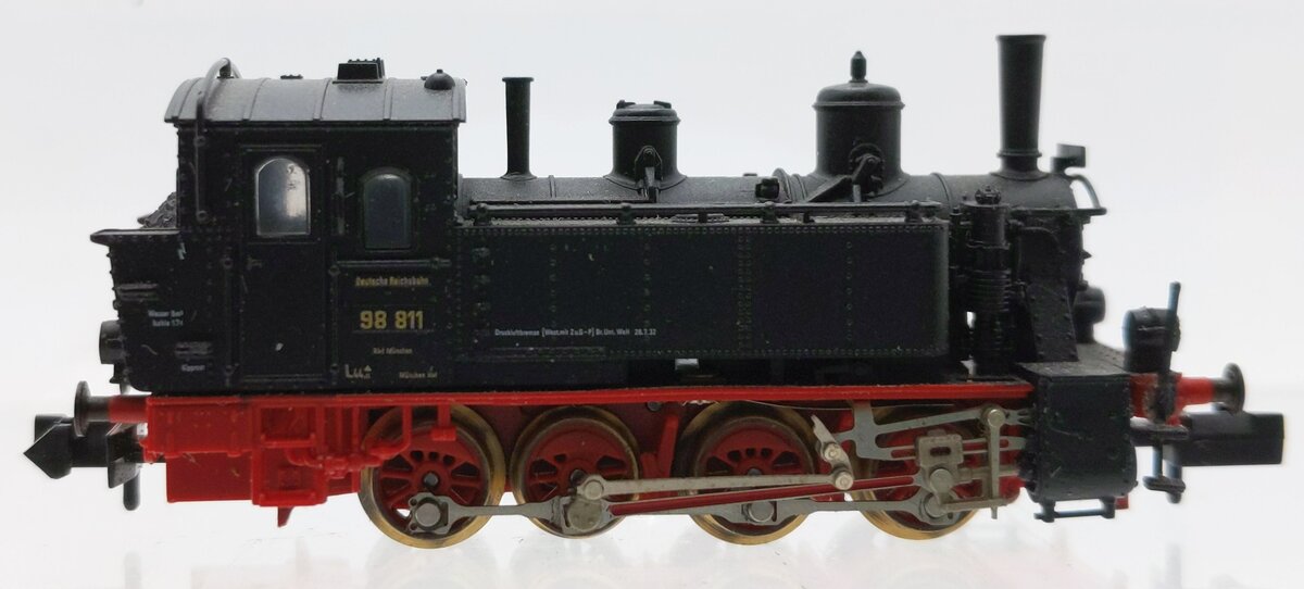 Fleischmann 7098 N Piccolo Deutsche Reichsbahn 0-8-0 Steam Locomotive #98811 EX/Box