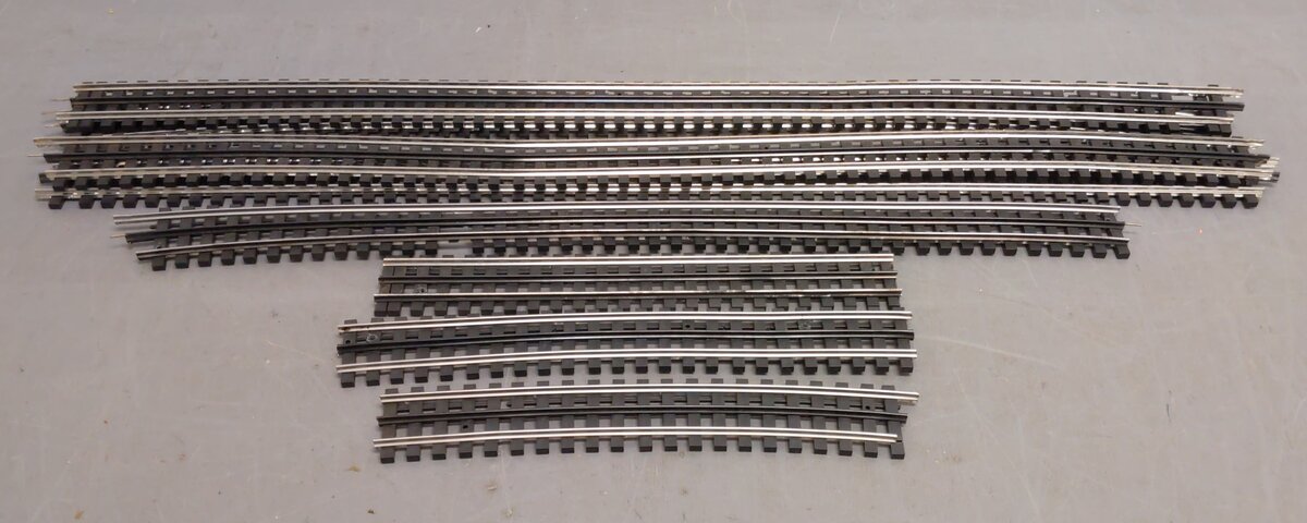 Gargraves O "Phantom" Tinplate Track Sections w/ Plastic Ties [8]