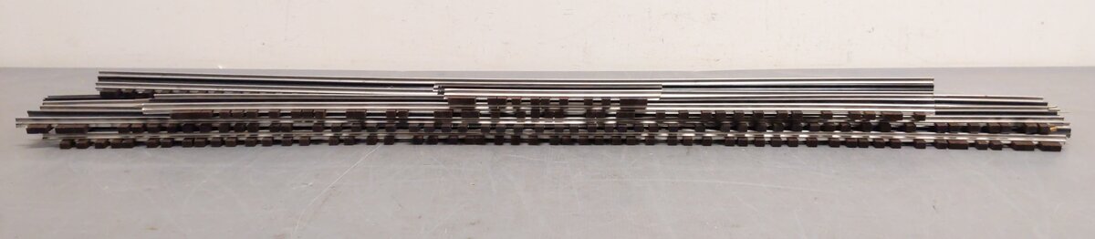 Gargraves O "Phantom" Tinplate Track Sections w/ Wooden Ties [7]