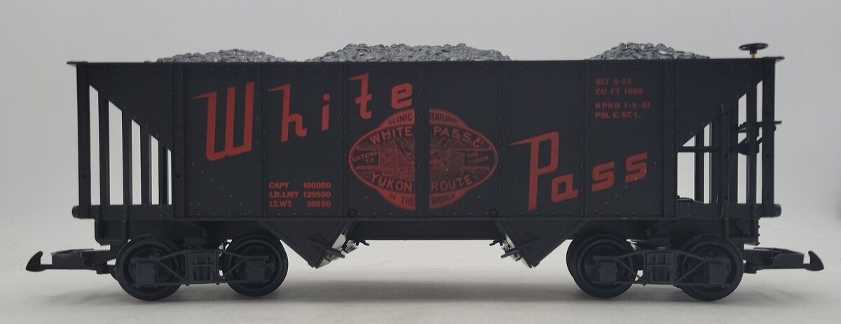 LGB 4076- W 02 G scale White Pass Coal Hopper LN/Box