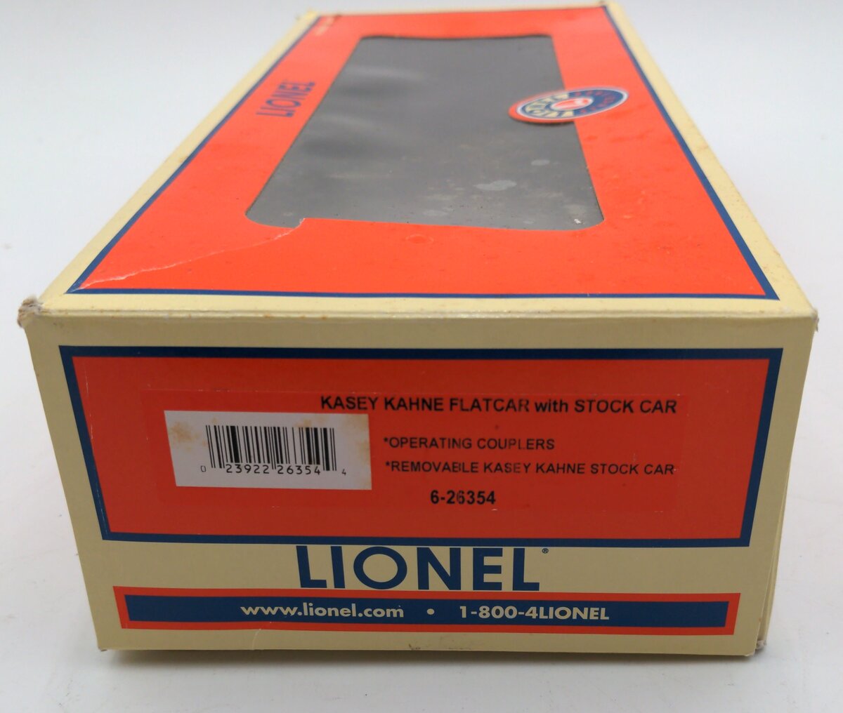 Lionel 6-26354 O Gauge Kasey Kahne Flatcar w/ Stock Car