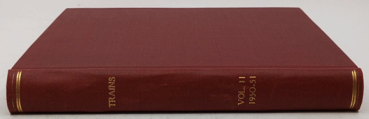 Trains Vol.11 1950-51 Hardcover Book VG