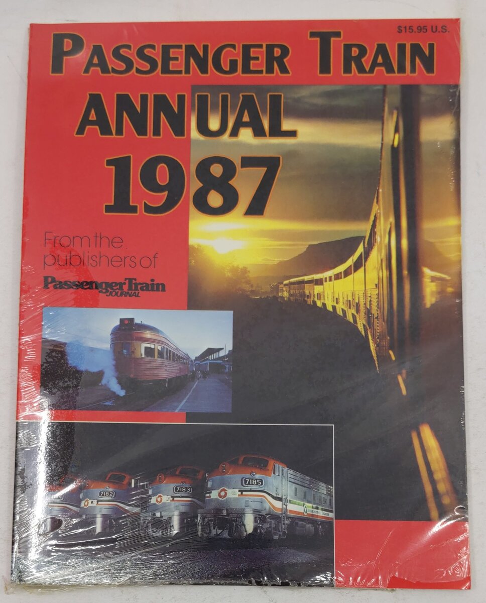 Passenger Train Annual 1987 Paperback Book By Paul Zack & Mike Schaffer MT