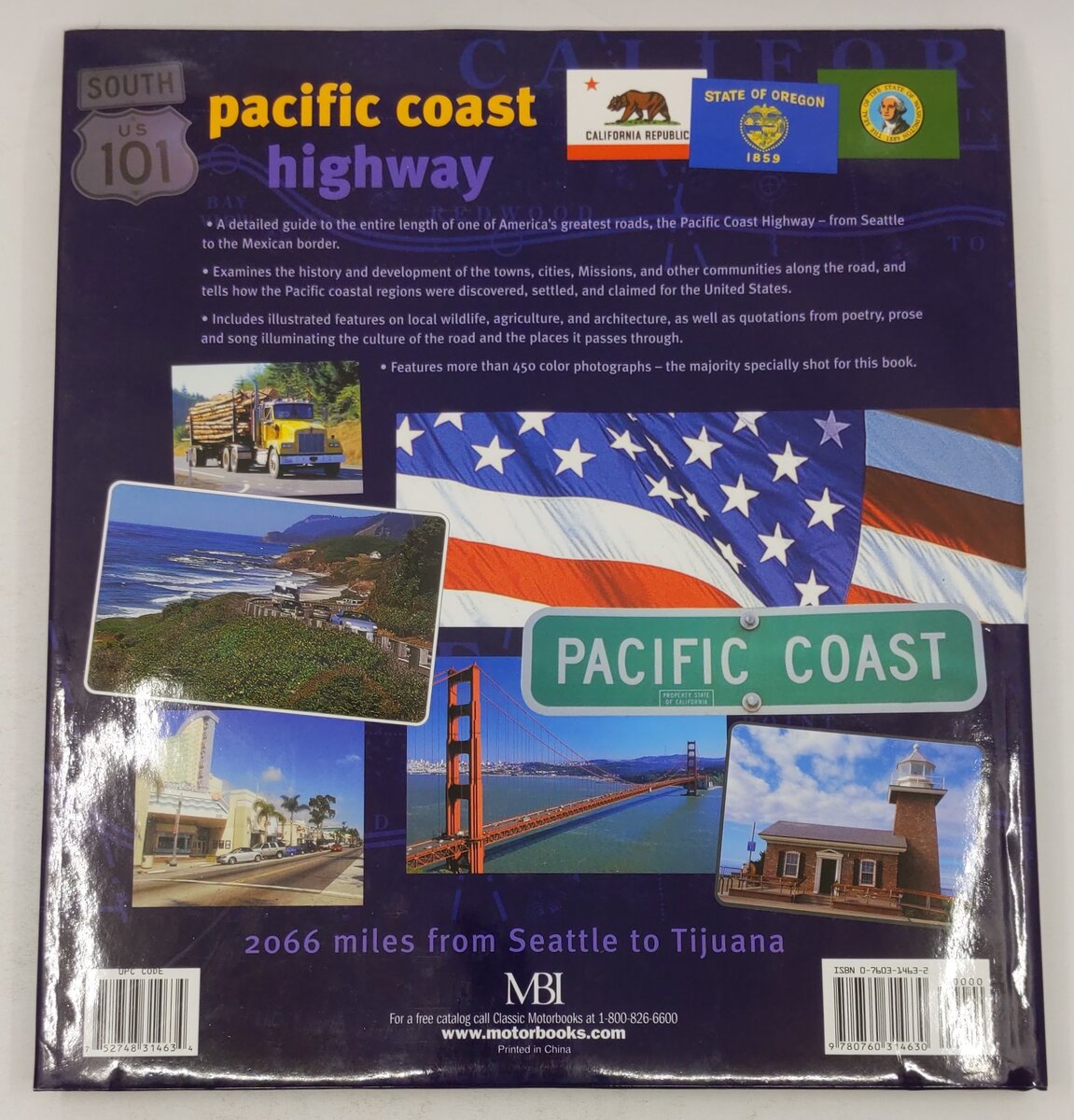 Pacific Coast Highway Hardcover Book By Nick Freeth EX