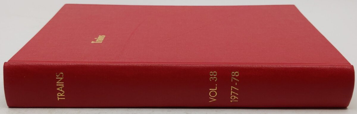 Trains Vol.38 1977-78 Hardcover Book EX