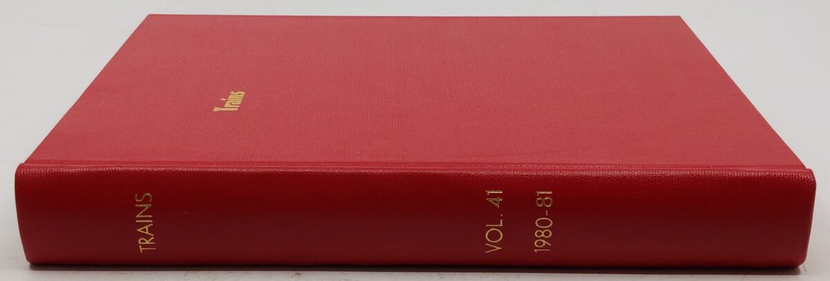 Trains Vol.41 1980-81 Hardcover Book EX