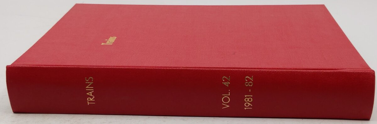 Trains Vol.42 1981-82 Hardcover Book EX