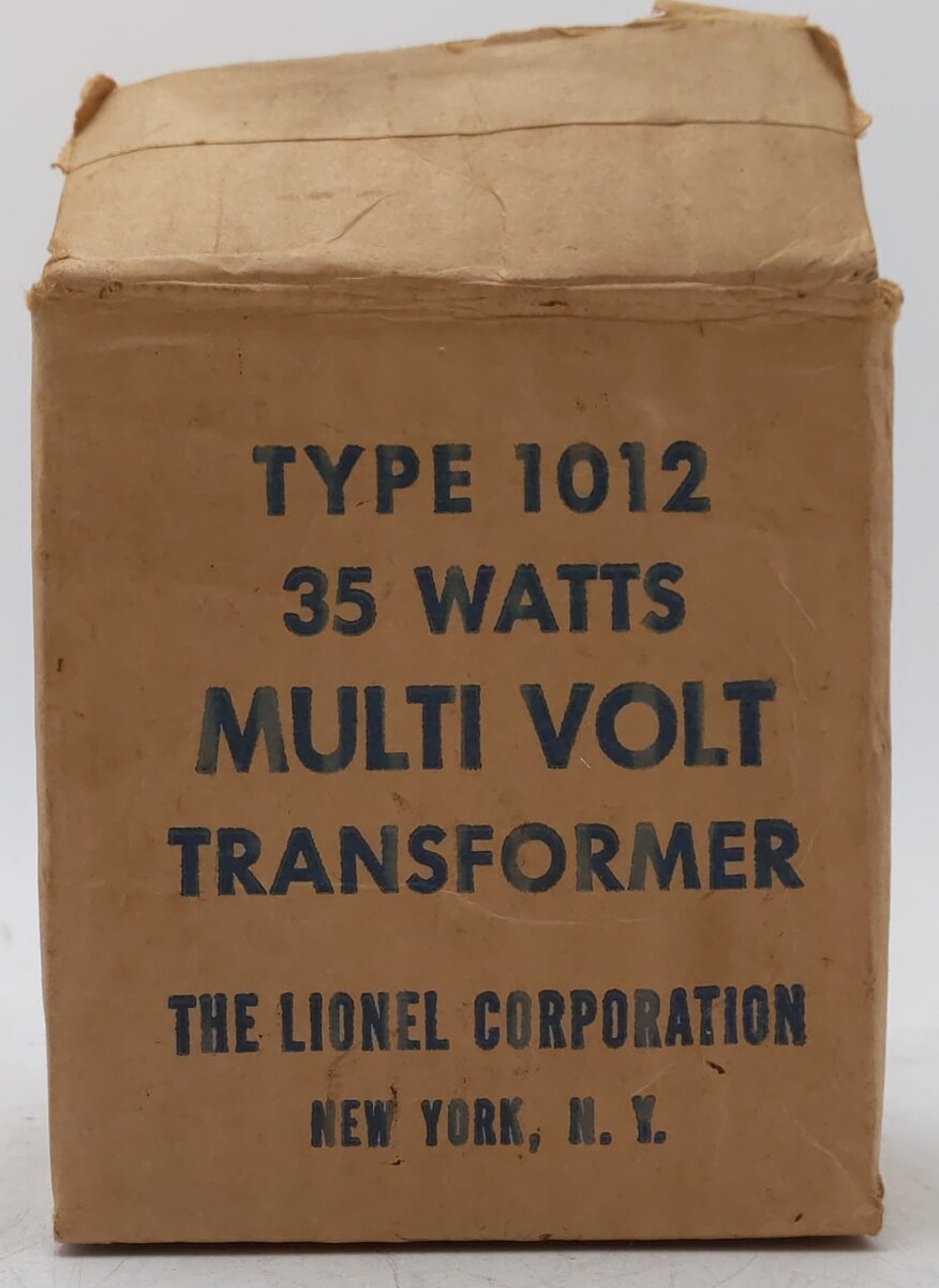 Lionel 1012 Vintage O 35 Watt Transformer VG/Box