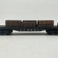 Lionel 6424 Vintage O Flatcar with 2 Red Automobiles W/Load VG