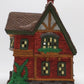 Heartland Valley Village Deluxe Porcelain Red Brick Tudor Lighted House EX/Box