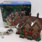 Heartland Valley Village Deluxe Porcelain Red Brick Tudor Lighted House EX/Box