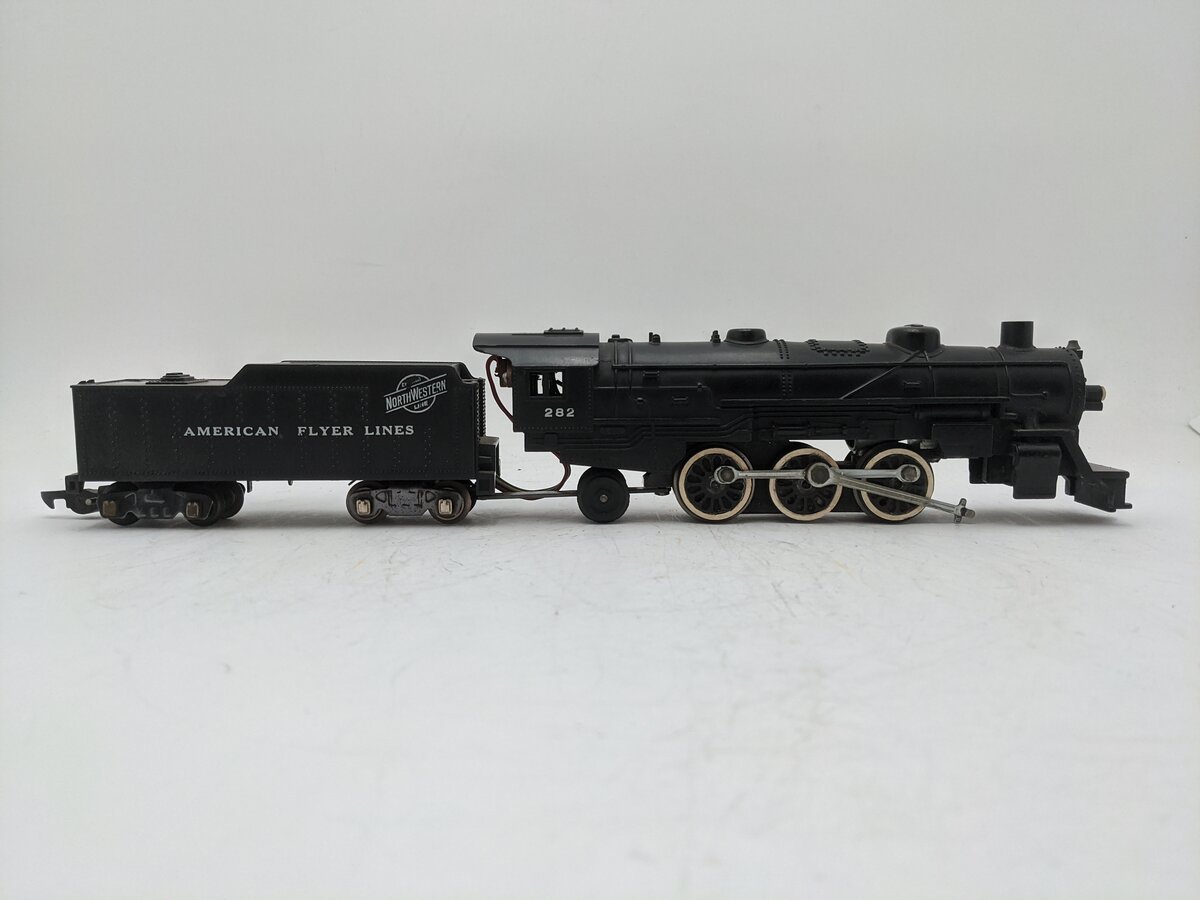 American Flyer 282 Vintage S 4-6-2 Pacific Steam Locomotive & Tender #282 VG
