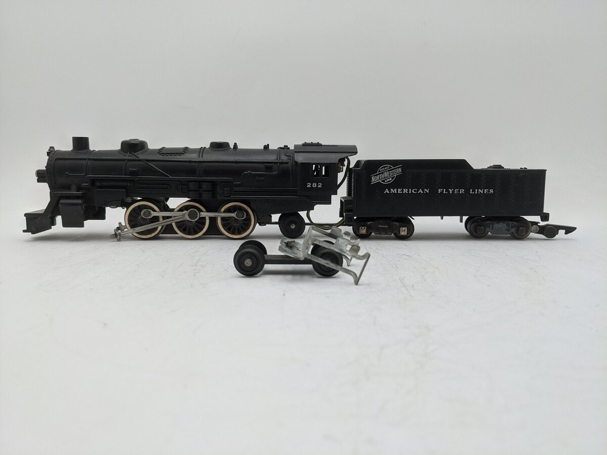 American Flyer 282 Vintage S 4-6-2 Pacific Steam Locomotive & Tender #282 VG