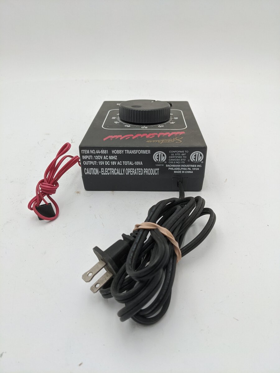Bachmann 44-6681 N HO G Scale Spectrum Magnum Hobby Transformer VG