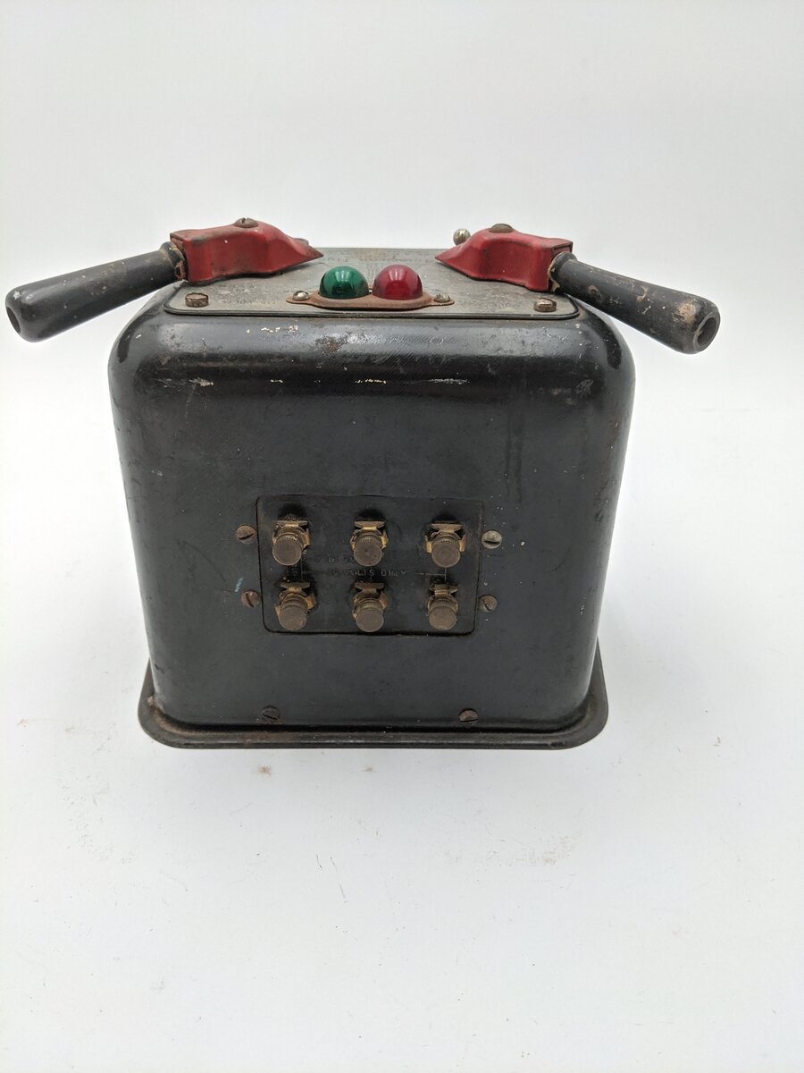 American Flyer 12B Vintage S 250 Watt Transformer w/Reverse Button VG