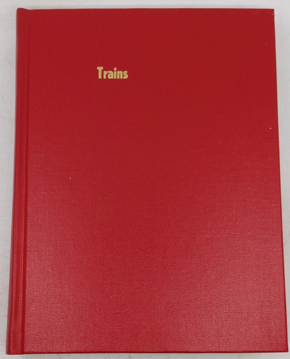 tRAINS  Vol.50 1989 Hardcover Book EX