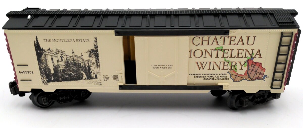 K-Line K645-5902 O Gauge Chateau Montelena Classic Wine Reefer LN/Box