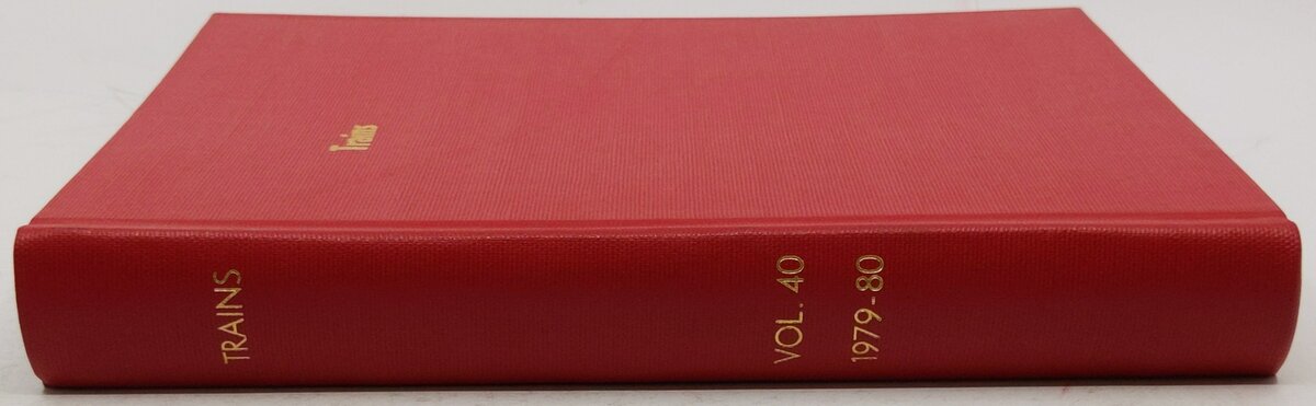 Trains Vol.40 1979-80 Hardcover Book EX