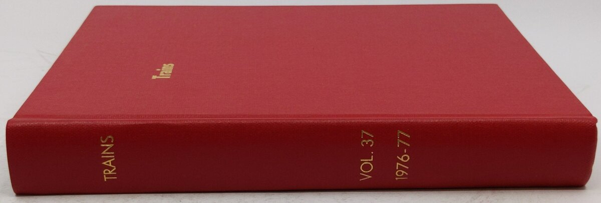 Trains Vol.37 1976-77 Hardcover Book EX
