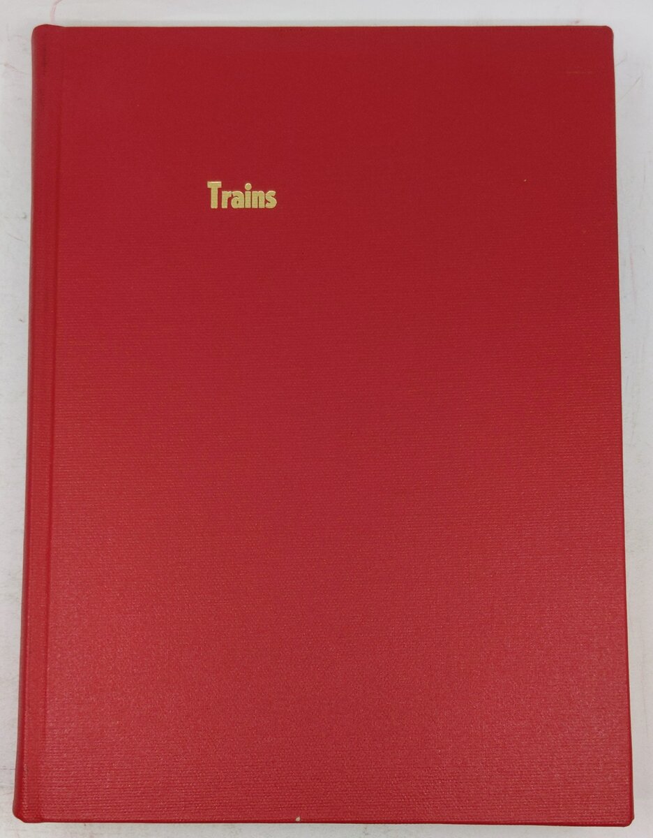 Trains Vol.37 1976-77 Hardcover Book EX