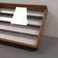 Wooden Display Case w/ Plastic Window Cover EX