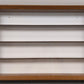 Wooden Display Case w/ Plastic Window Cover EX