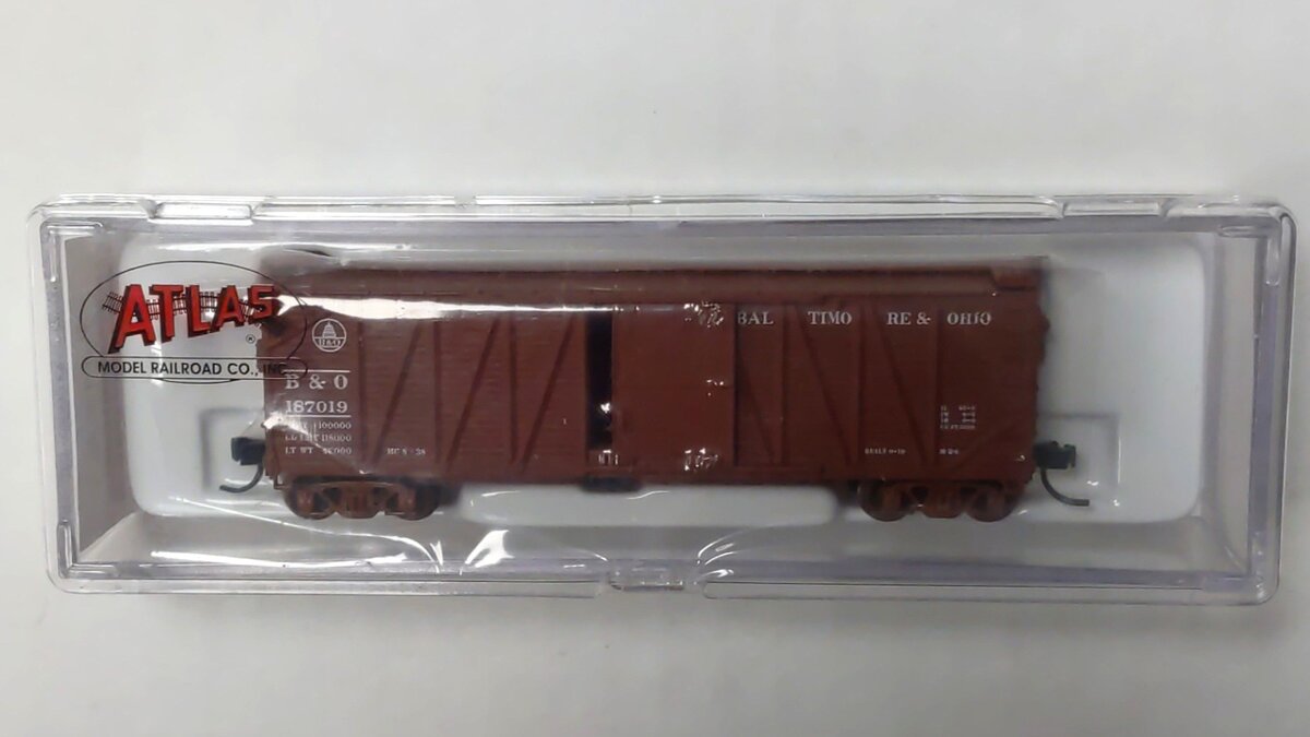 Atlas 41892 N Scale Baltimore & Ohio USRA Boxcar #187019