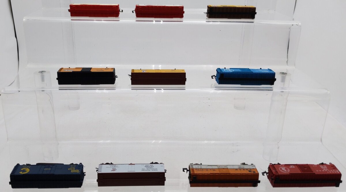 Con-Cor & Other N Boxcars: #67598,3538,63548,63648,70160, 23745,11875,5987[10] EX