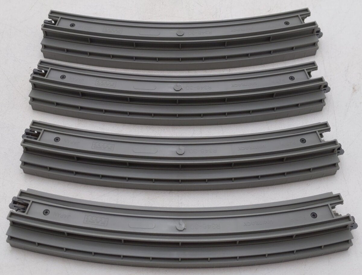 Kato 23-038 N Scale Curved Unitrack Section (Box of 4) EX/Box