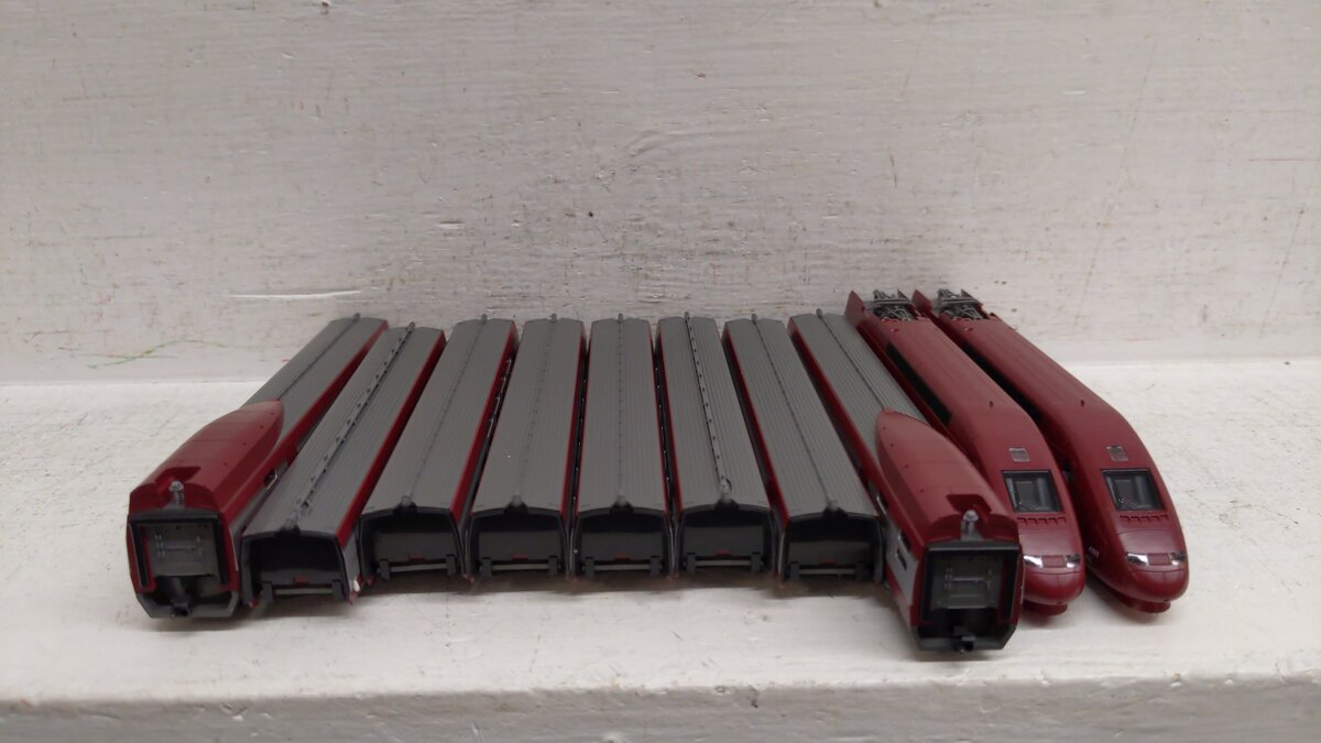 Kato 10-1658 N Scale Thalys PBKA Electric Locomotive Set A&B EX/Box