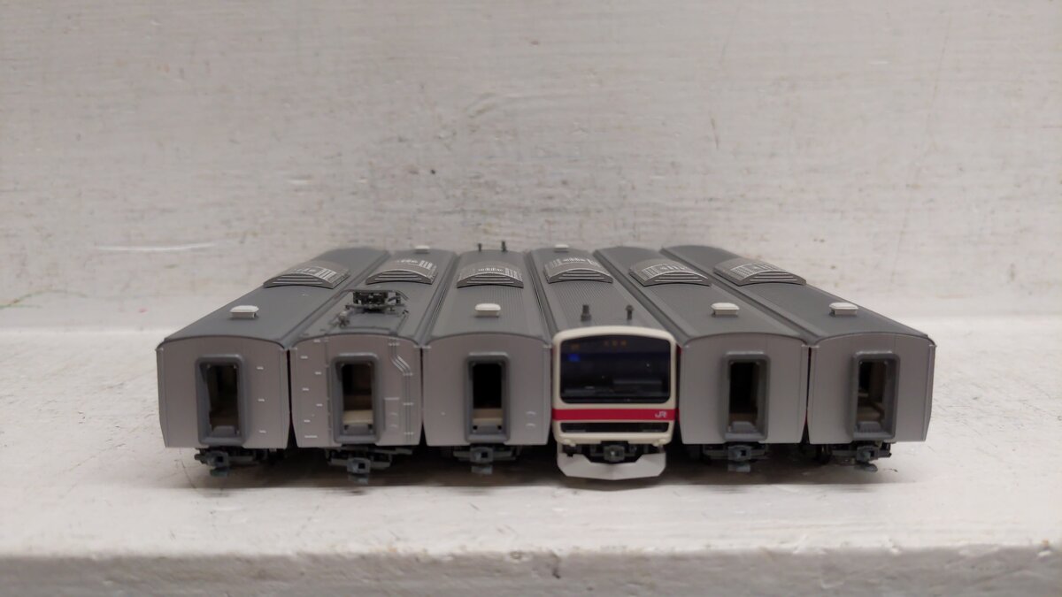 Kato 10-1495 N Scale 209-500 Series Keiyo Line Electric Locomotive Set EX/Box