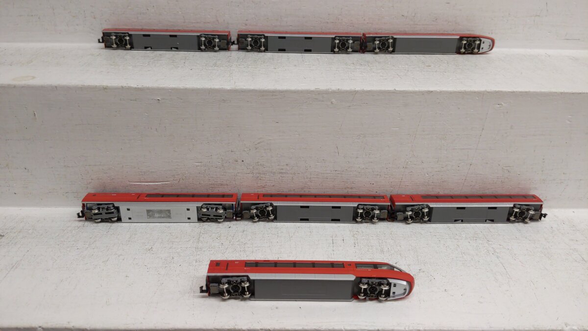 Tomix 98744 N Scale Odakyu Railway Romancecar Series 7000 GSE Set (Unit 2) EX/Box