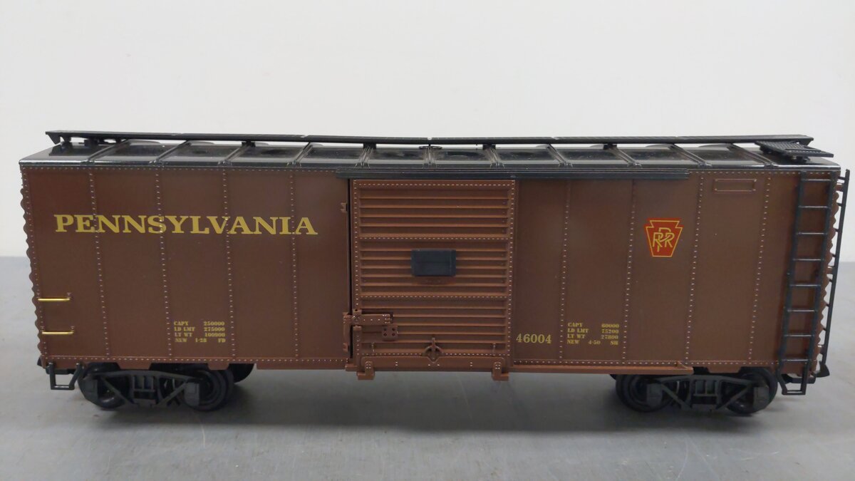 REA 16004 G Gauge Pennsylvania Railroad Box Car #46004 EX/Box