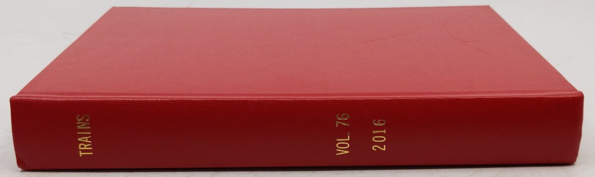 Trains Vol.76 2016 Hardcover Book EX