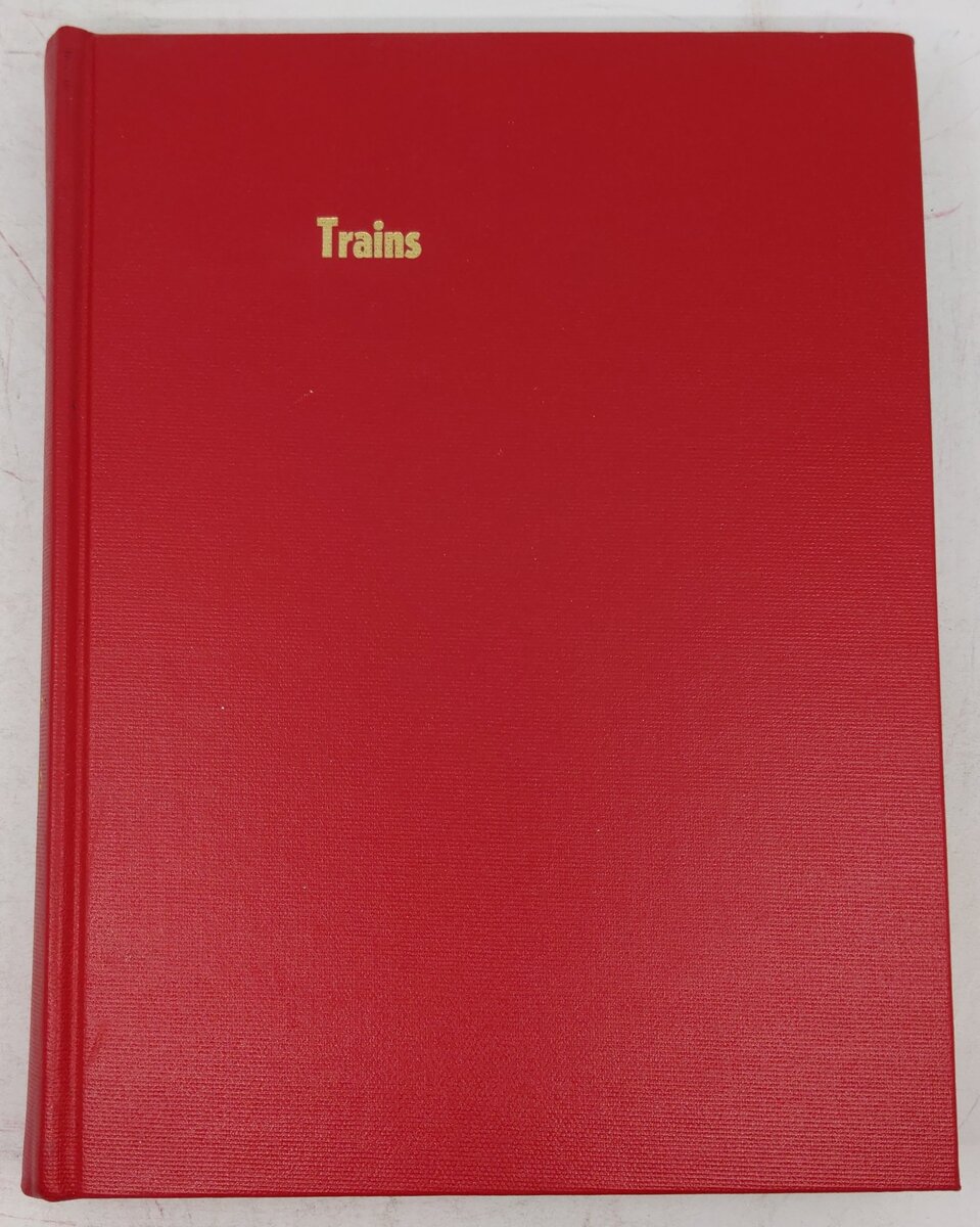 Trains Vol.46 1985-86 Hardcover Book EX