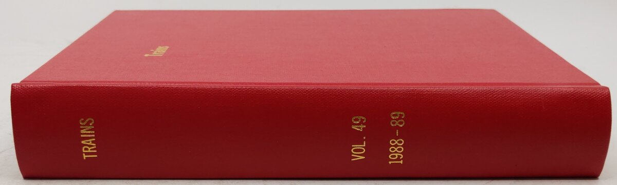 Trains Vol.49 1988-89 Hardcover Book EX