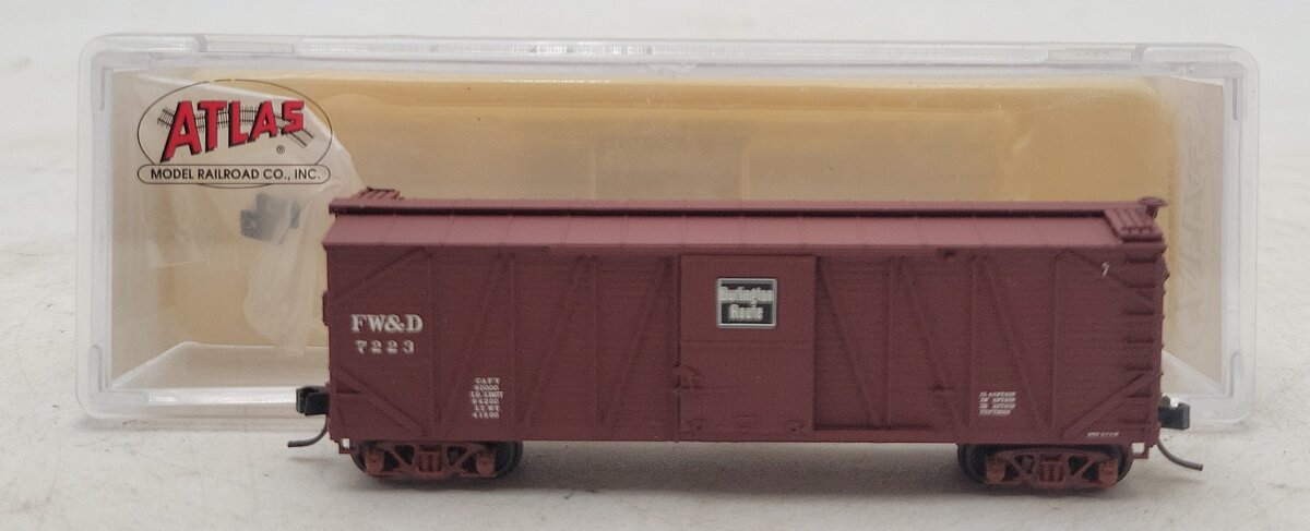 Atlas 50001248 N Chicago, Burlington & Quincy Single-Sheathed Wood Boxcar #7223
