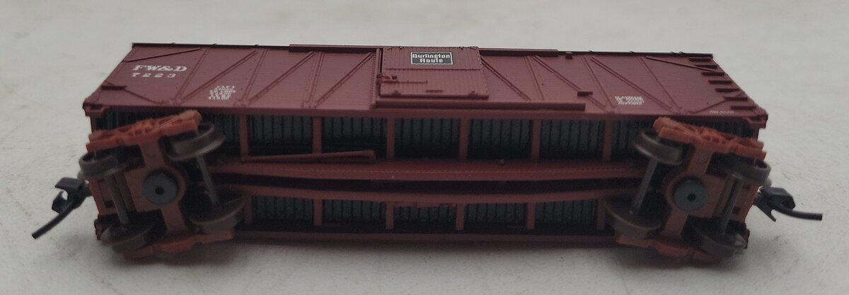 Atlas 50001248 N Chicago, Burlington & Quincy Single-Sheathed Wood Boxcar #7223