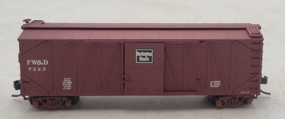 Atlas 50001248 N Chicago, Burlington & Quincy Single-Sheathed Wood Boxcar #7223