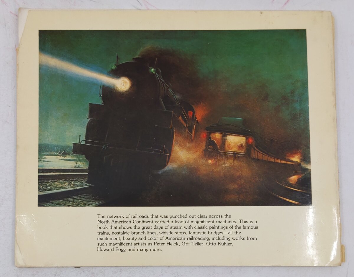 Great Railroad Paintings Paperback Book By Robert Goldsborough VG
