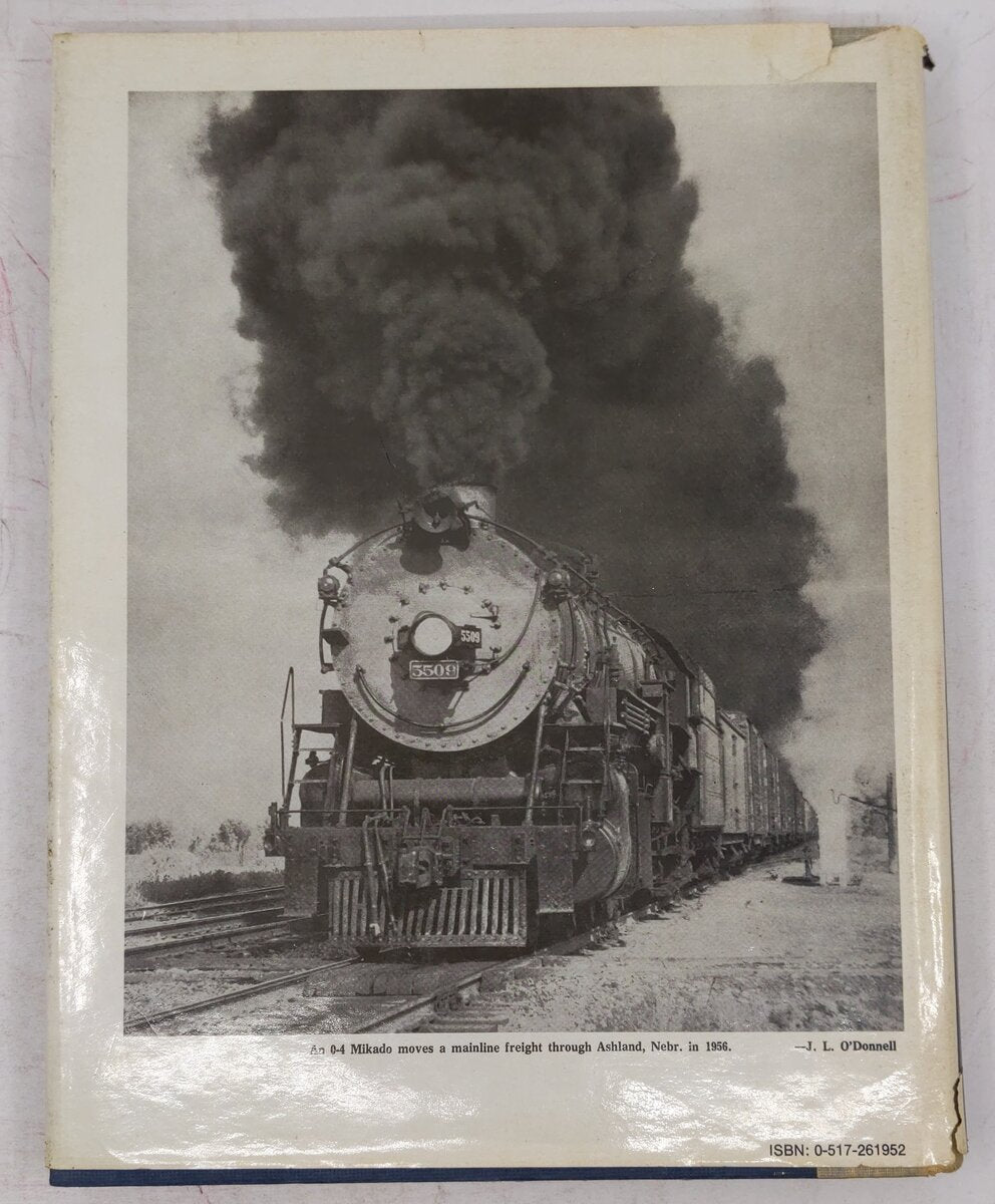 Steam Locomotives of the Burlington Route Hardcover Book VG