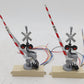 MTH 30-11012 O Gauge Operating Crossing Gates Signal (Box of 2) EX