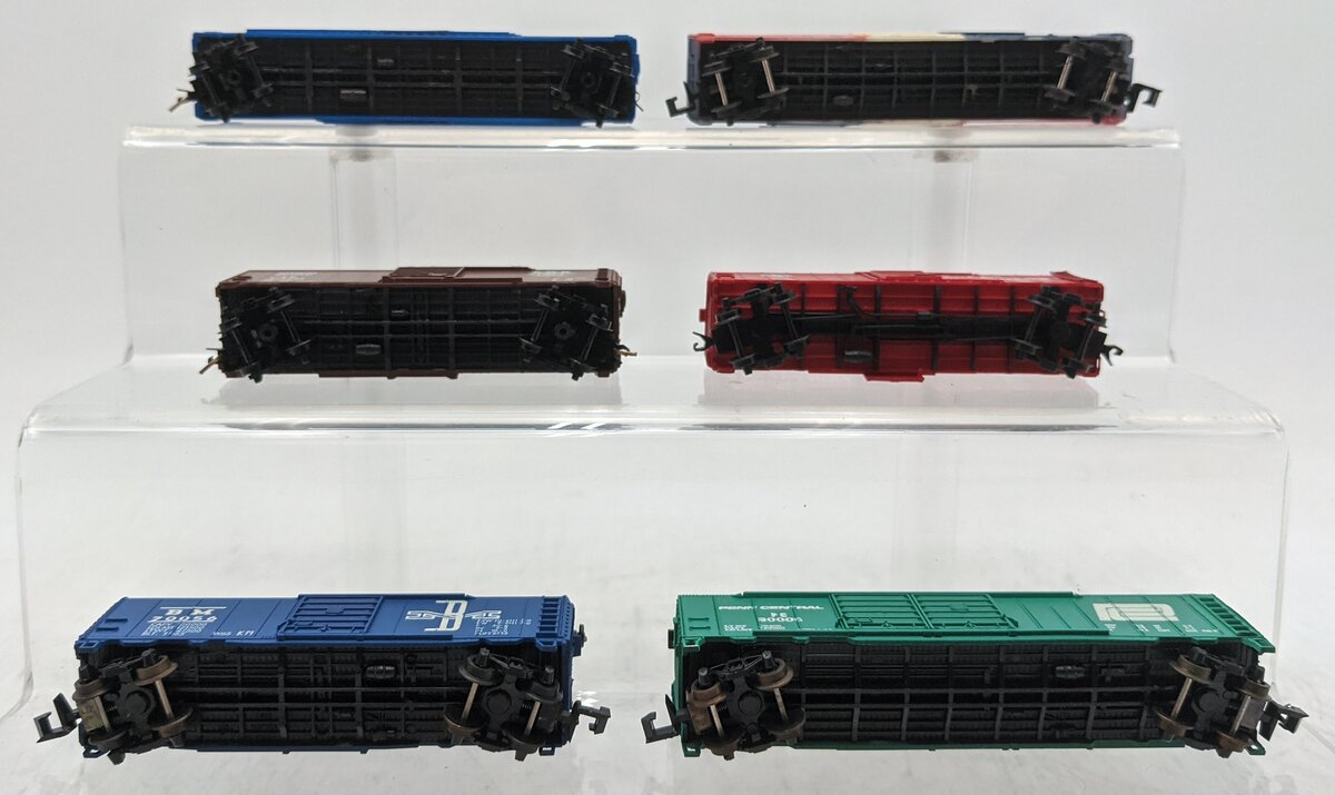 Aurora & Others N Scale Assorted Boxcars [6]