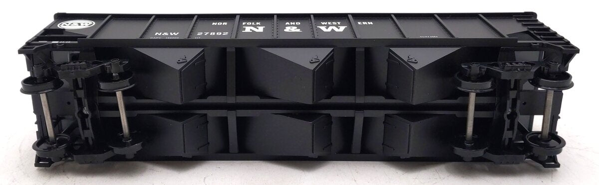 Weaver U18003S O Scale Norfolk & Western 3-Bay 9 Panel Hopper #27892 (2-Rail) NIB