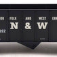Weaver U18003S O Scale Norfolk & Western 3-Bay 9 Panel Hopper #27892 (2-Rail) NIB