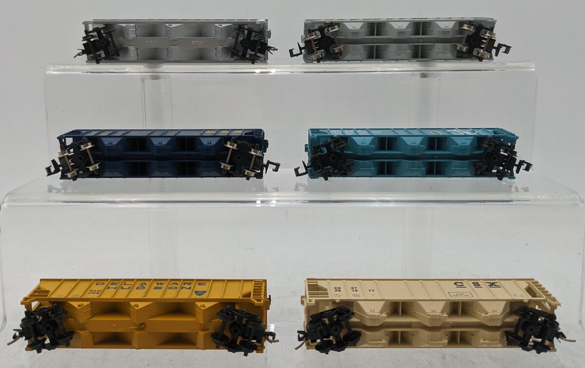 Atlas, JnJ, & Special Edition RR Models N Scale Assorted 3-Bay Hoppers [6] VG